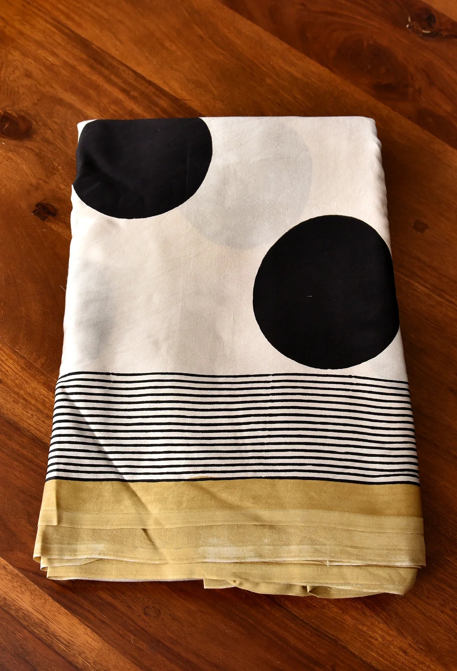 Ajrakh Modal Silk Saree